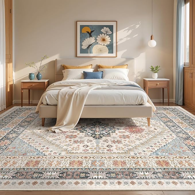 Washable Rugs 8x10 Area Rugs for Living Room, Non-Slip Backing Large Rug for - Image 4