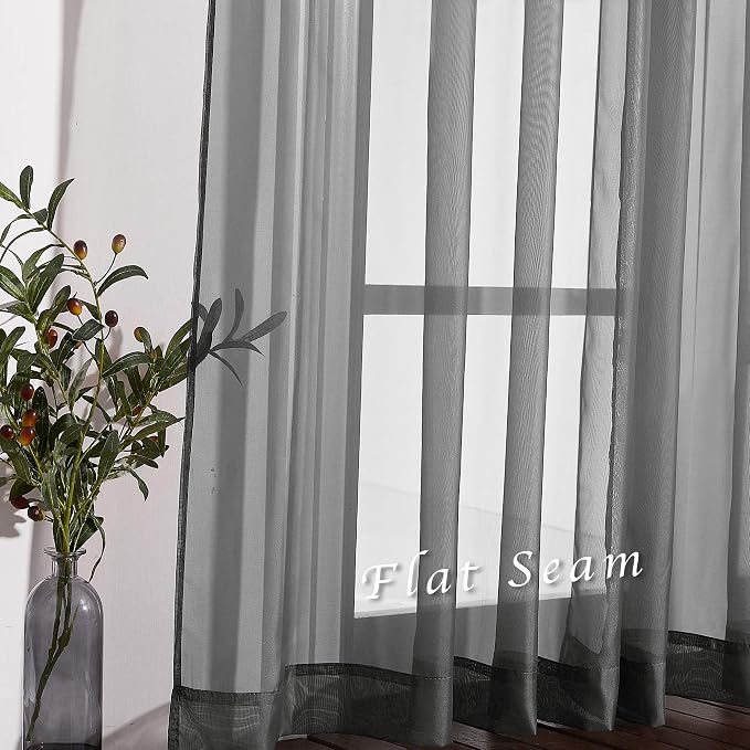 NICETOWN 45 Inch Sheer Curtains - Image 5