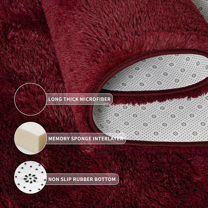 Tepook Fluffy Large Rugs for Living Room, Area Rug 6x9 Soft Carpet for Bedroom - Image 5