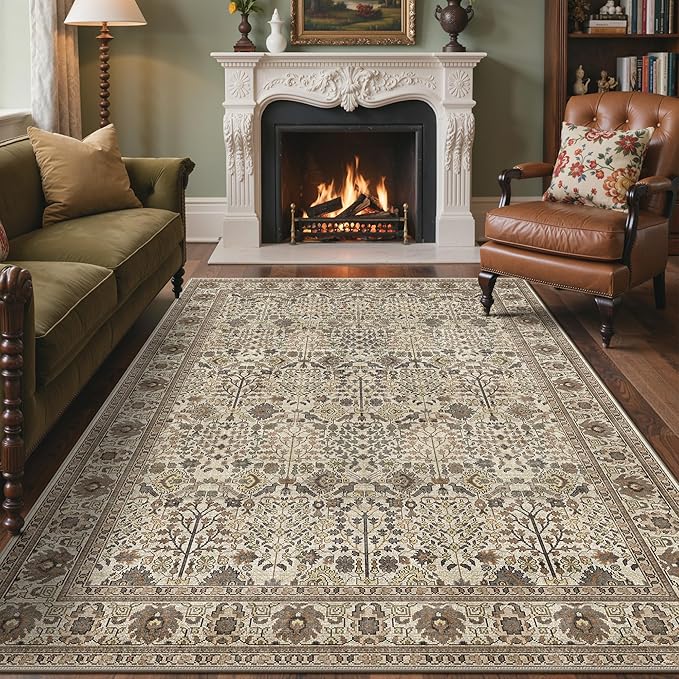 Bavni Area Rugs 5x7, Machine Washable Rugs by BAVNI