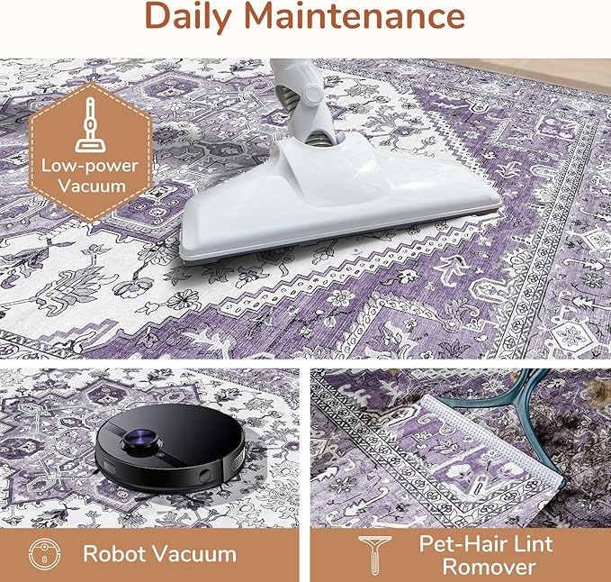 OPPODREAM Soft 6x9 Area Rugs, Washable Rug 6x9 - Image 5