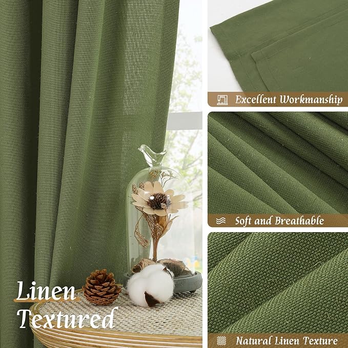 LAMIT Linen Blended Curtains 84 inch - Image 7