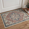 GENIMO Area Rug 2x3 Doormat, Machine Washable Low Pile Rugs, Small Retro by GENIMO