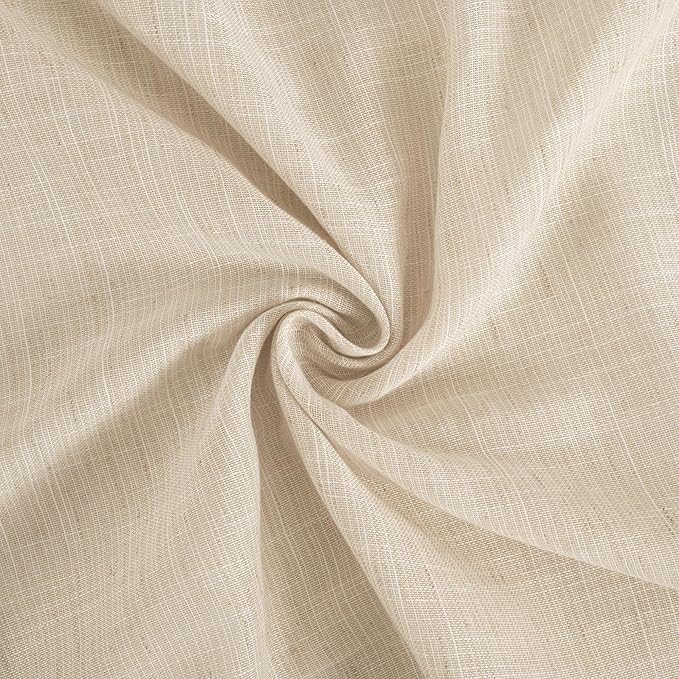 BGment Natutal Linen Cafe Curtains 30 Inch Length, Farmhouse Kitchen Window - Image 8