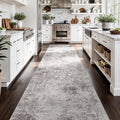 3x14 Washable Kitchen Runner Rug – Abstract Non-Slip Mat by Puino