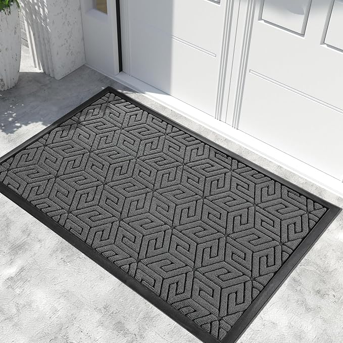 Yimobra Extra Large Door Mat 60x36, All-Weather Waterproof Outdoor Mats by Yimobra