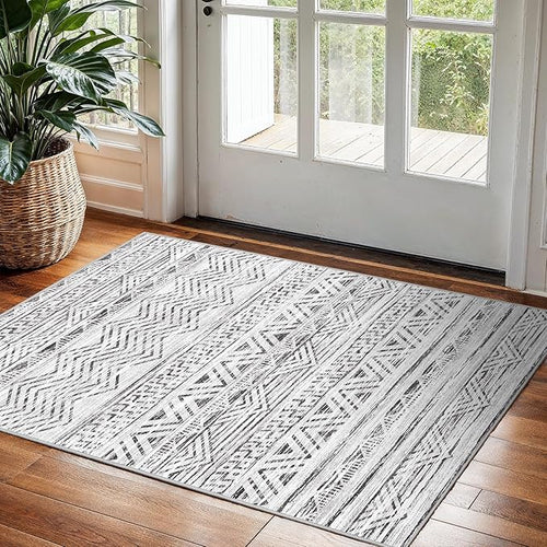 2x3 Washable Entryway Area Rug: Moroccan Small Runner Rug by Ksrau