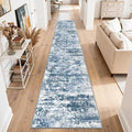 Non Slip Floor Runners for Dogs 2.6x14 Washable Runner Rug Abstract, Joint by TTelephant