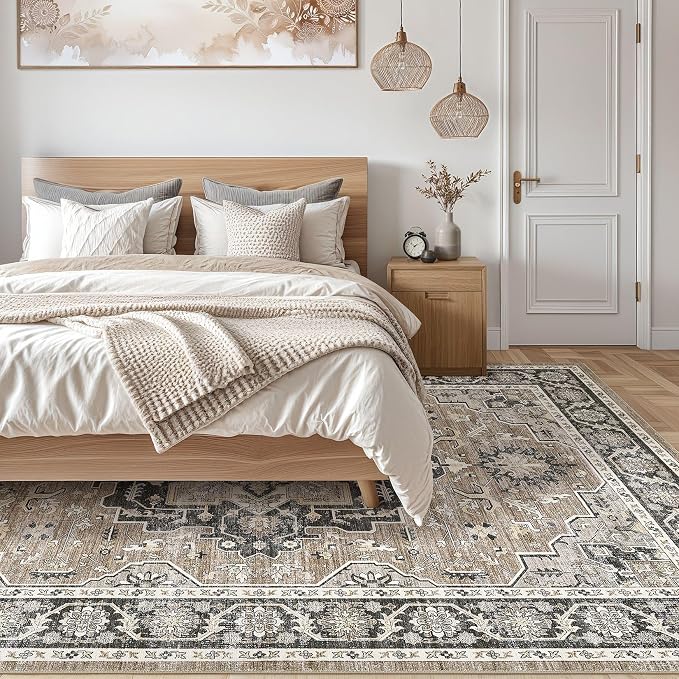Vintage Living Room Area Rug 6x9 - Image 6