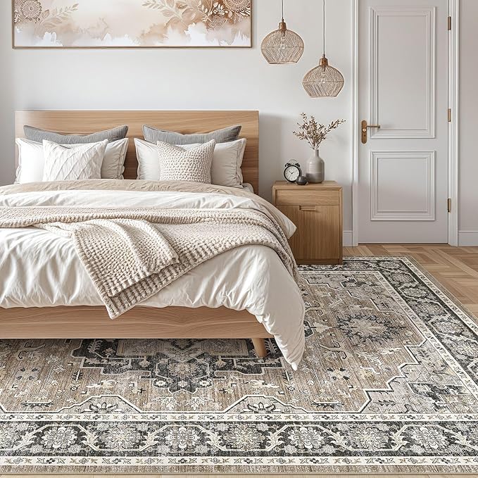 Vintage Living Room Area Rug 5x7 - Image 6