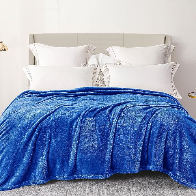 Exclusivo Mezcla Plush Fuzzy Fleece Bed Blanket Queen Size, Super Soft by ExclusivoMezcla