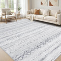 cotiled 10x14 Area Rug Living Room: Washable Boho Rugs by COTILED