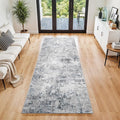 2x6 Washable Kitchen Runner Rug – Abstract Non-Slip Mat by Puino