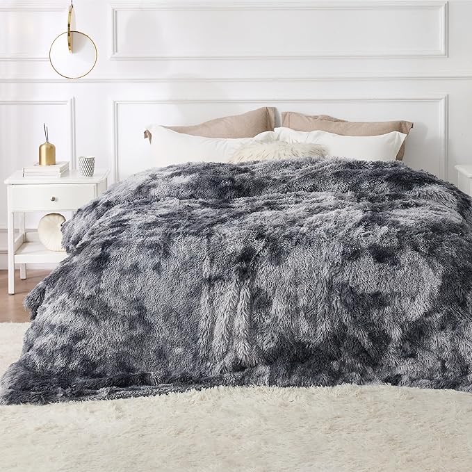 Bedsure GentleSoft Fluffy King Size Blanket by BEDSURE