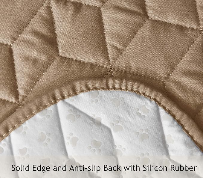 Ameritex Couch Sofa Slipcover 100% Waterproof Nonslip Quilted Furniture - Image 5