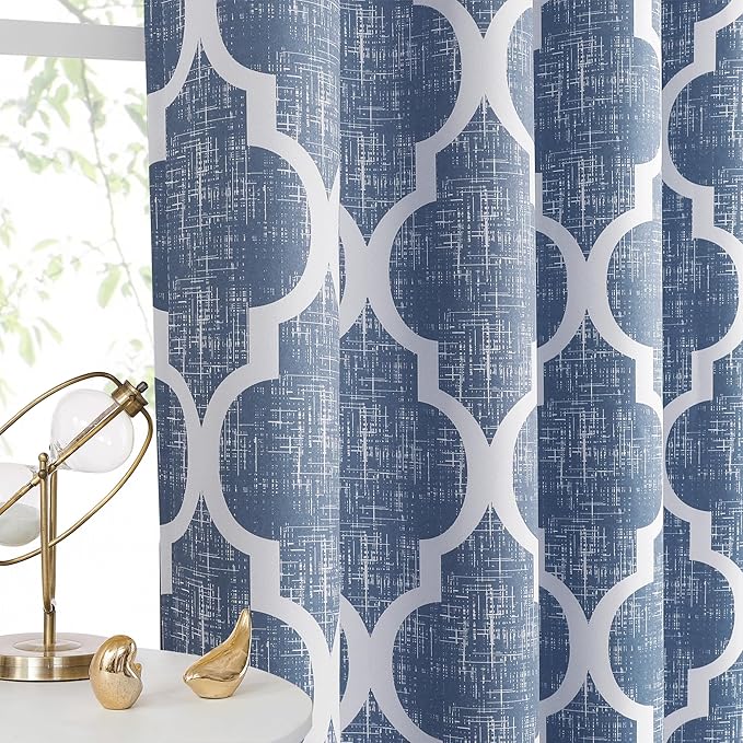 Beauoop 100% Blackout Curtains 108 Inches Long 2 Panels - Image 6