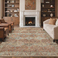 GENIMO 5x7 Area Rugs for Living Room, Machine Washable Non Slip Rugs, Low Pile by GENIMO