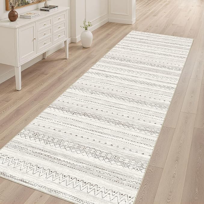 cotiled Hallway 2.6x8 Runner Rugs: Washable Boho Rugs - Image 7