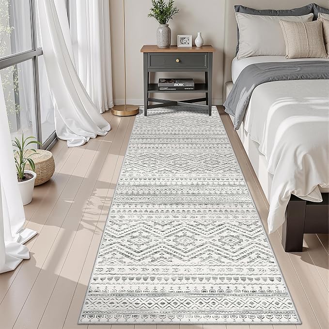 Miukiki 2x8 Runner Rug Moroccan Washable Hallway Runner Rug Non Slip Indoor - Image 6