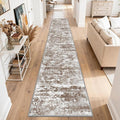 Non Slip Floor Runners for Dogs 2.6x14 Washable Runner Rug Abstract, Joint by TTelephant