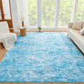 Litanika 8x10 Fluffy Shag Faux Fur Area Rug by Litanika