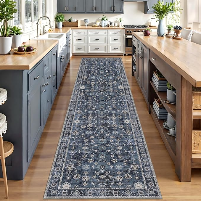 Tangsoo 3x8 Runner Rug for Hallway Kitchen, Non Slip Washable Long Rug Runner - Image 2