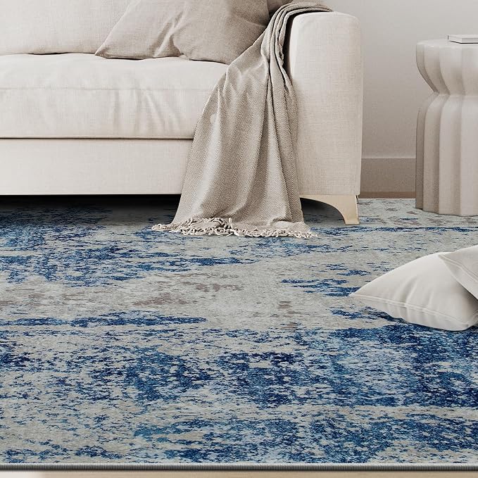 10x14 Area Rugs for Living Room Rug Washable: Abstract Large Rug Indoor Modern - Image 8