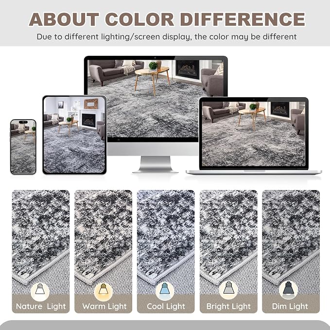 DMOYEST Area Rug Living Room Rugs - Image 4
