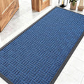 OLANLY Front Door Mat Outside Entrance 59x23, Heavy Duty Sturdy Natural Rubber by OLANLY