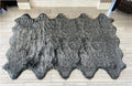 Free Shape Luxury Soft Fluffy Shag Area Rug Decto 10 Pelts 6'x10', 180x300cm by LAMBZYRUGS