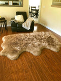 Free Shape Luxury Soft Fluffy Shag Area Rug Triple Side by Side 3'x6', 90x180cm by LAMBZYRUGS