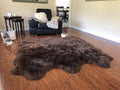 Free Shape Luxury Soft Fluffy Shag Area Rug Sexto 6 Pelts 6'x6', 180x180 cm by LAMBZYRUGS