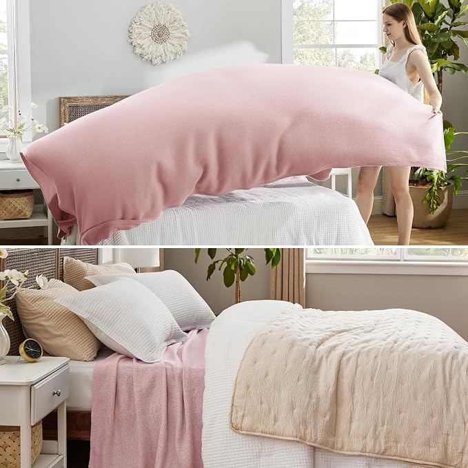 Bedsure GentleSoft 100% Cotton Blanket King Size - Image 4
