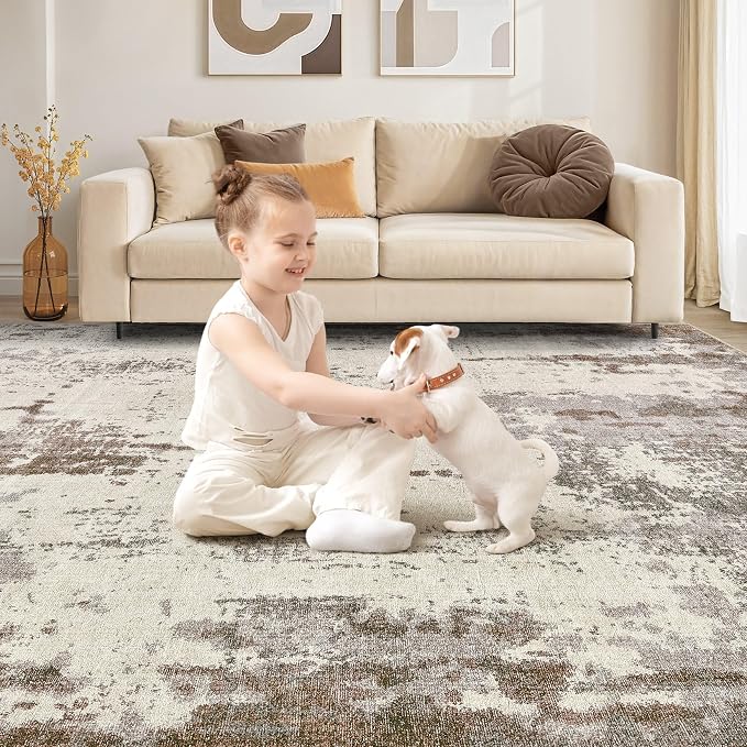 UERMEI 10x12 Area Rug Living Room Rugs - Image 7