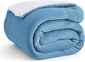 Bedsure GentleSoft Sherpa Fleece Twin Size Blanket by BEDSURE