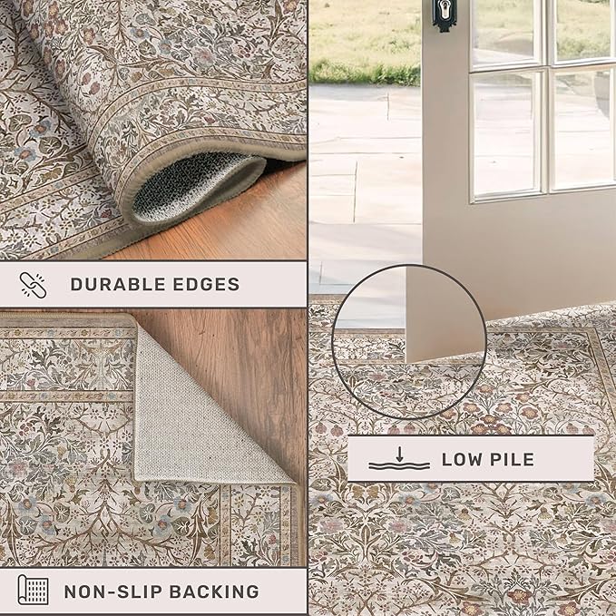 2x6 Washable Bathroom Runner Rug Non Slip - Image 4