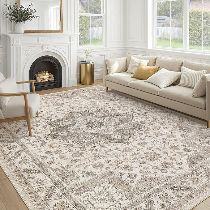 Vintage Living Room Area Rug 8X11 by COTILED