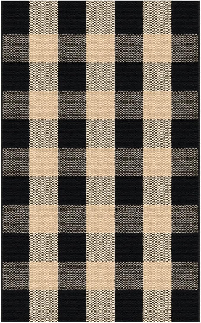 IOHOUZE Buffalo Plaid Checkered Rug 27.5 x 43 Inches Front Door Mats, Washable - Image 8