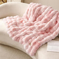 Bedsure GentleSoft Fluffy Fuzzy Cute Pink Blanket Teen Girls Gifts, Soft Cozy by BEDSURE