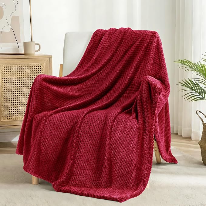 Exclusivo Mezcla Fleece Bed Blanket Queen Size, Super Soft and Warm Blankets - Image 4