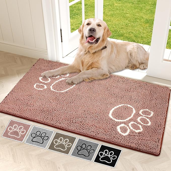 Bcoimo Super Absorbent Dog Door Mat, Pet Rugs by Bcoimo