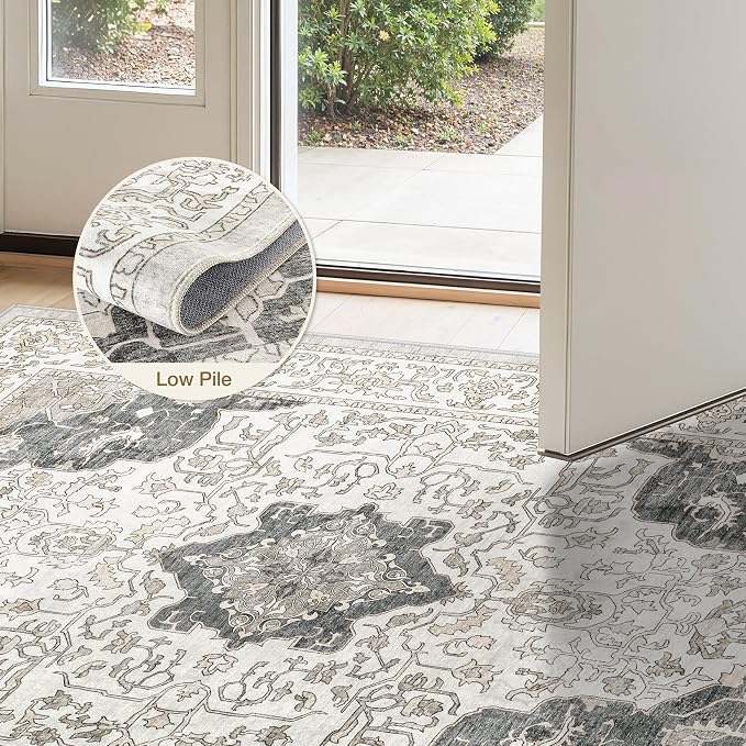cotiled 4x6 Area Rugs Large Washable Rugs - Image 4