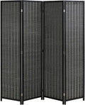 FDW Bamboo Room Divider Folding Privacy Screen 4 Panel 70 Inches High 17 Inches by FDW