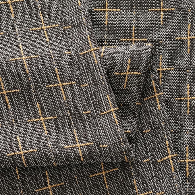 MIULEE Decorative Back Tab Linen Curtains - Image 5