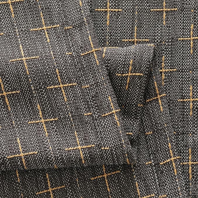 MIULEE Decorative Back Tab Linen Curtains - Image 5