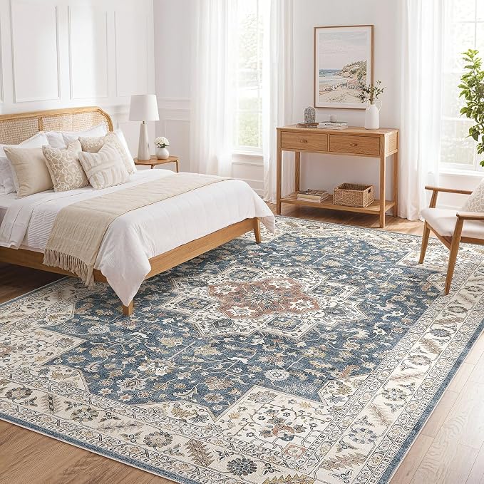 Vintage Living Room Area Rug 5x7 - Image 8
