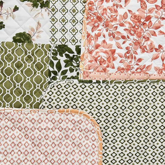 Great Bay Home Reversible Patchwork Loveseat Cover - Image 6
