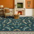 Hazo Haus Oriental Blue and Green Area Rugs by HazoHaus