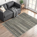 Miukiki 4x6 Area Rug for Living Room Moroccan Washable Rugs Non Slip Indoor by Miukiki