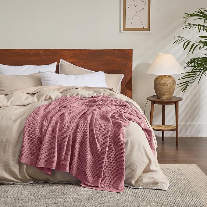Bedsure Gentlesoft 100% Cotton Blanket Twin XL Size - Image 7